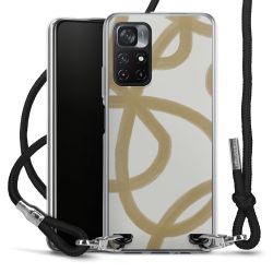 New Carry Case Transparent Stoff schwarz/silber