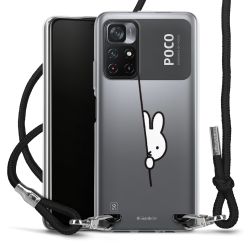 New Carry Case Transparent Stoff schwarz/silber