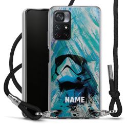 New Carry Case Transparent Stoff schwarz/silber