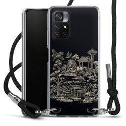 Carry Case Stoff schwarz/silber