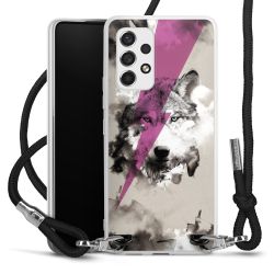 Carry Case Transparent Fabric black/silver