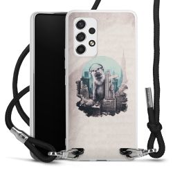 Carry Case Transparent Fabric black/silver