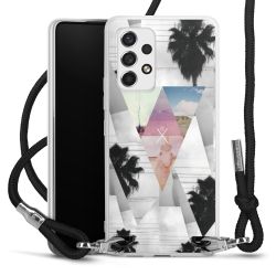 Carry Case Transparent Fabric black/silver