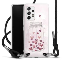 Carry Case Transparent Fabric black/silver