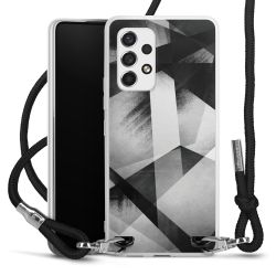 Carry Case Transparent Fabric black/silver