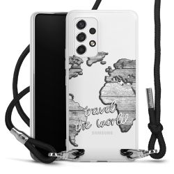 Carry Case Transparent Fabric black/silver