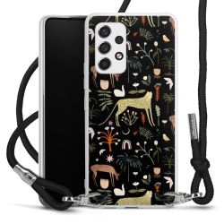 New Carry Case Transparent Stoff schwarz/silber