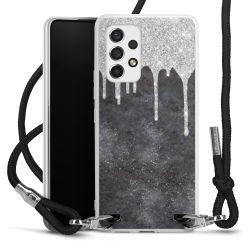 Carry Case Transparent Fabric black/silver
