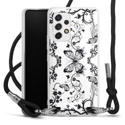 Carry Case Transparent Fabric black/silver