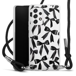 New Carry Case Transparent Stoff schwarz/silber