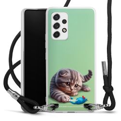 New Carry Case Transparent Stoff schwarz/silber