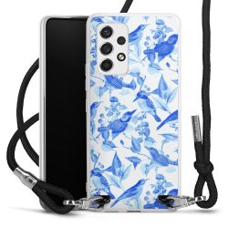 New Carry Case Transparent Stoff schwarz/silber