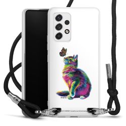 New Carry Case Transparent Stoff schwarz/silber