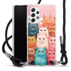 New Carry Case Transparent Stoff schwarz/silber