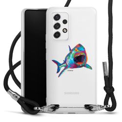 New Carry Case Transparent Stoff schwarz/silber