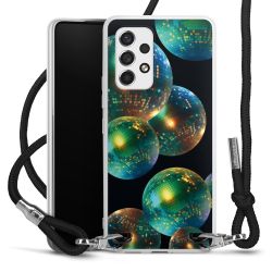 New Carry Case Transparent Stoff schwarz/silber