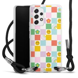 New Carry Case Transparent Stoff schwarz/silber