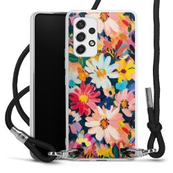 New Carry Case Transparent Stoff schwarz/silber