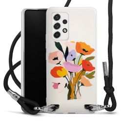 New Carry Case Transparent Stoff schwarz/silber