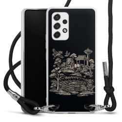 Carry Case Stoff schwarz/silber