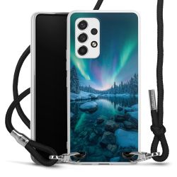 New Carry Case Transparent Stoff schwarz/silber