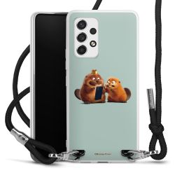 New Carry Case Transparent Stoff schwarz/silber