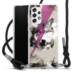 Carry Case Transparent Fabric black/silver