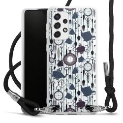 Carry Case Transparent Fabric black/silver