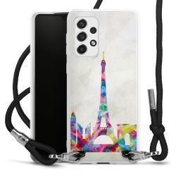 Carry Case Transparent Fabric black/silver