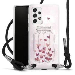 Carry Case Transparent Fabric black/silver