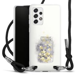 Carry Case Transparent Fabric black/silver