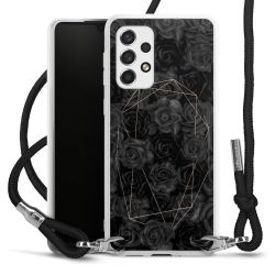 Carry Case Transparent Fabric black/silver