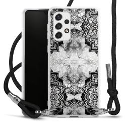 Carry Case Transparent Fabric black/silver