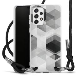 Carry Case Transparent Fabric black/silver