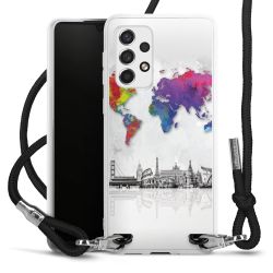 Carry Case Transparent Fabric black/silver