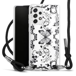 Carry Case Transparent Fabric black/silver