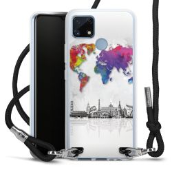 Carry Case Transparent Fabric black/silver