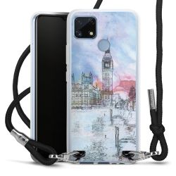 Carry Case Transparent Fabric black/silver