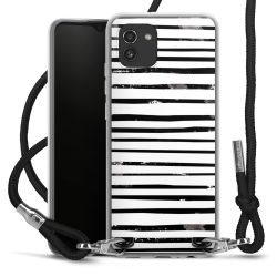 Carry Case Transparent Fabric black/silver