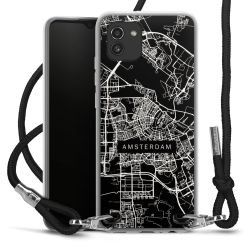 Carry Case Transparent Fabric black/silver