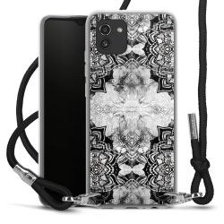 Carry Case Transparent Fabric black/silver