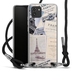 Carry Case Transparent Fabric black/silver