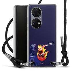 New Carry Case Transparent Stoff schwarz/silber