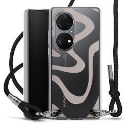 New Carry Case Transparent Stoff schwarz/silber