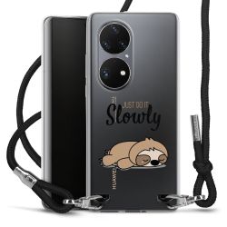 New Carry Case Transparent Stoff schwarz/silber