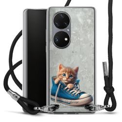 New Carry Case Transparent Stoff schwarz/silber