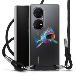 New Carry Case Transparent Stoff schwarz/silber