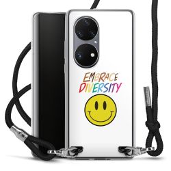 New Carry Case Transparent Stoff schwarz/silber