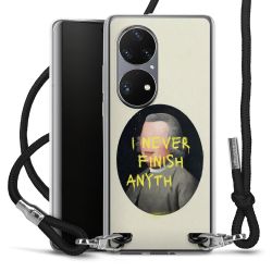 New Carry Case Transparent Stoff schwarz/silber