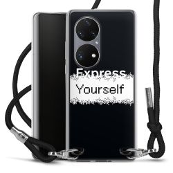 New Carry Case Transparent Stoff schwarz/silber